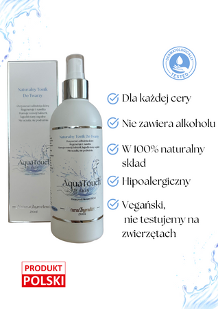 AquaTouch SKIN  250ml Naturalny Tonik Do Twarzy