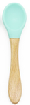 bi-bi, łyżeczka silikonowo - bambusowa dla dzieci - miętowa