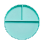 bi-bi, talerzyk silikonowy z przyssawką - miętowy